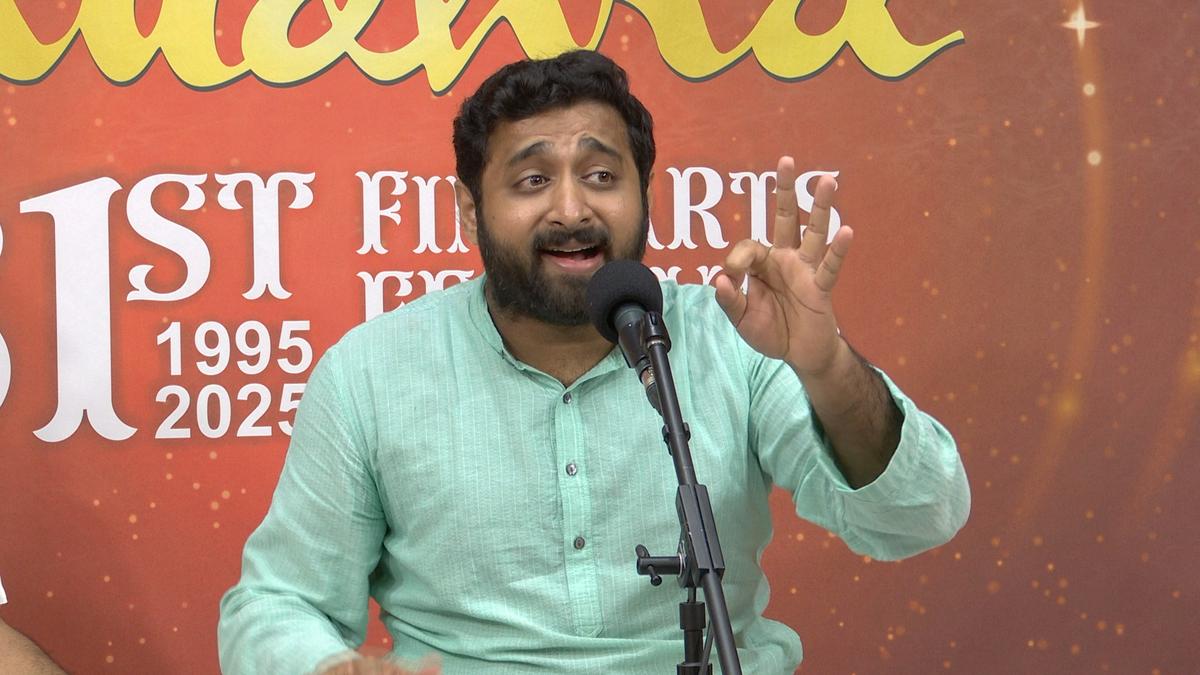 Unhurried singing and smart choice of songs marked Vivek Moozhikulam’s concert